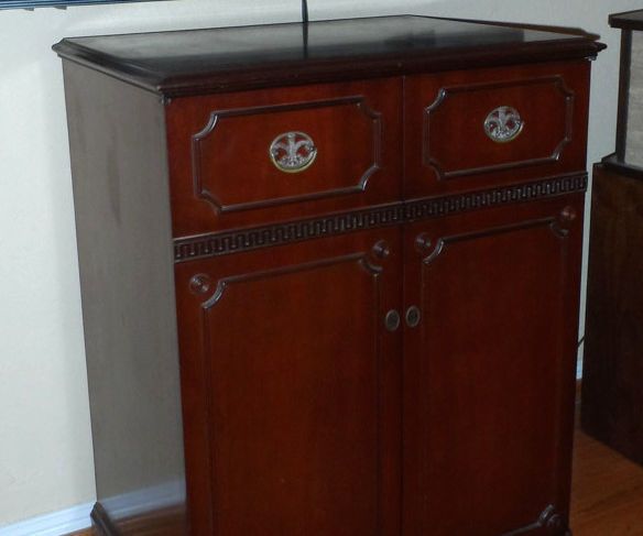 Entertainment Center From 1954 TV Cabinet