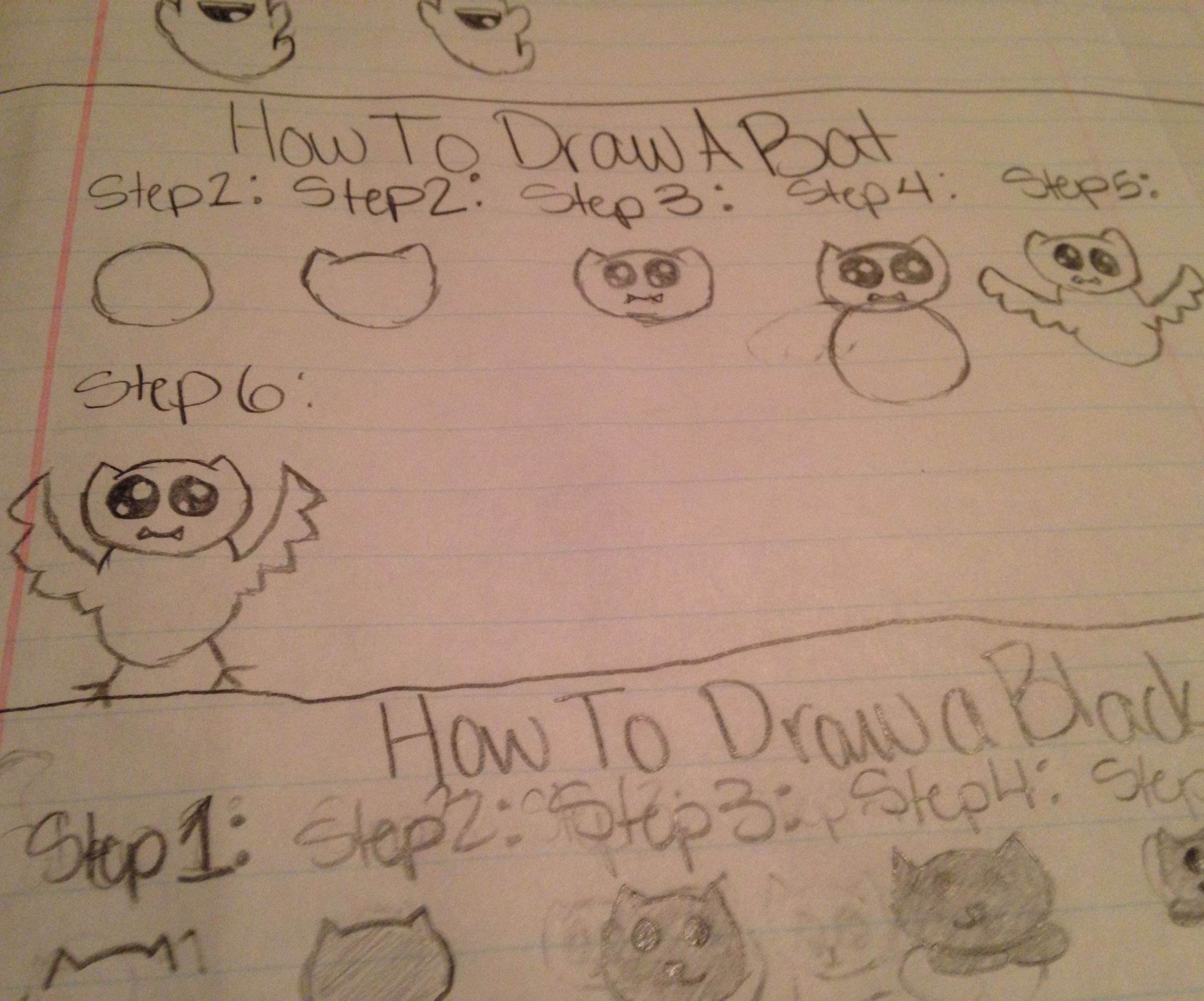 How to Draw a Bat