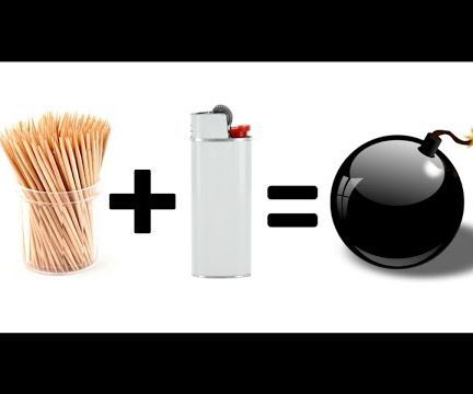 How to Make a Tooth Pick Bomb - Toothpick Bomb 