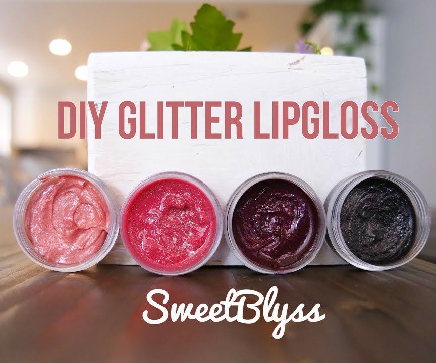 DIY Glitter Lip Gloss 