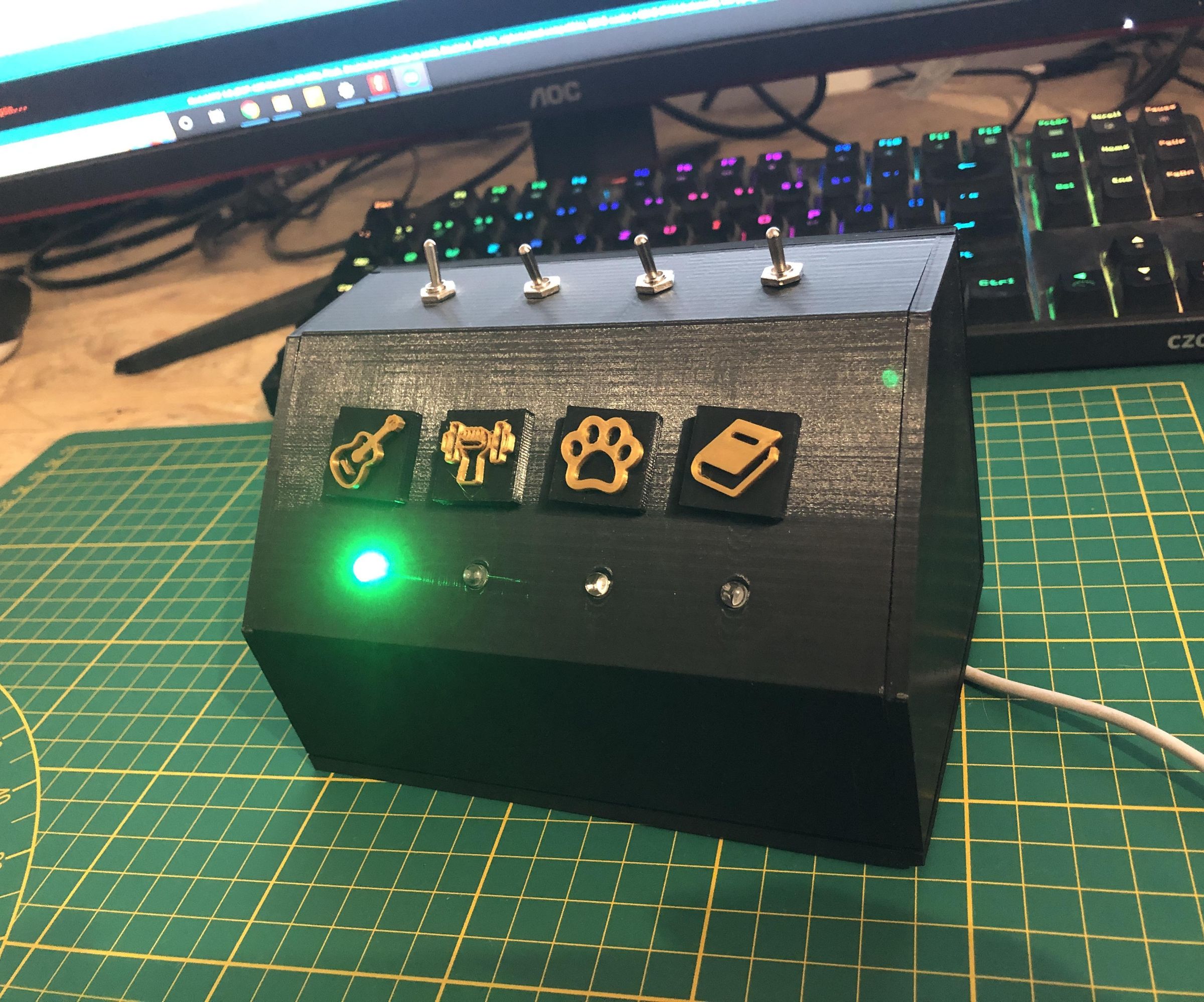 3D Printed Good Habits Tracker