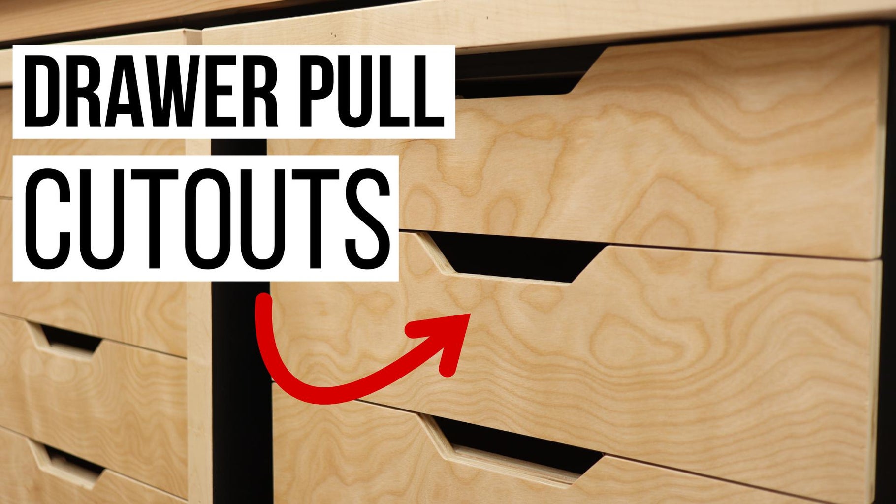 Drawer Pull Cutouts! Easy Router Technique! 7 Steps (with Pictures Drawer Pull Cutouts! Easy Router Technique! 7 Steps (with Pictures