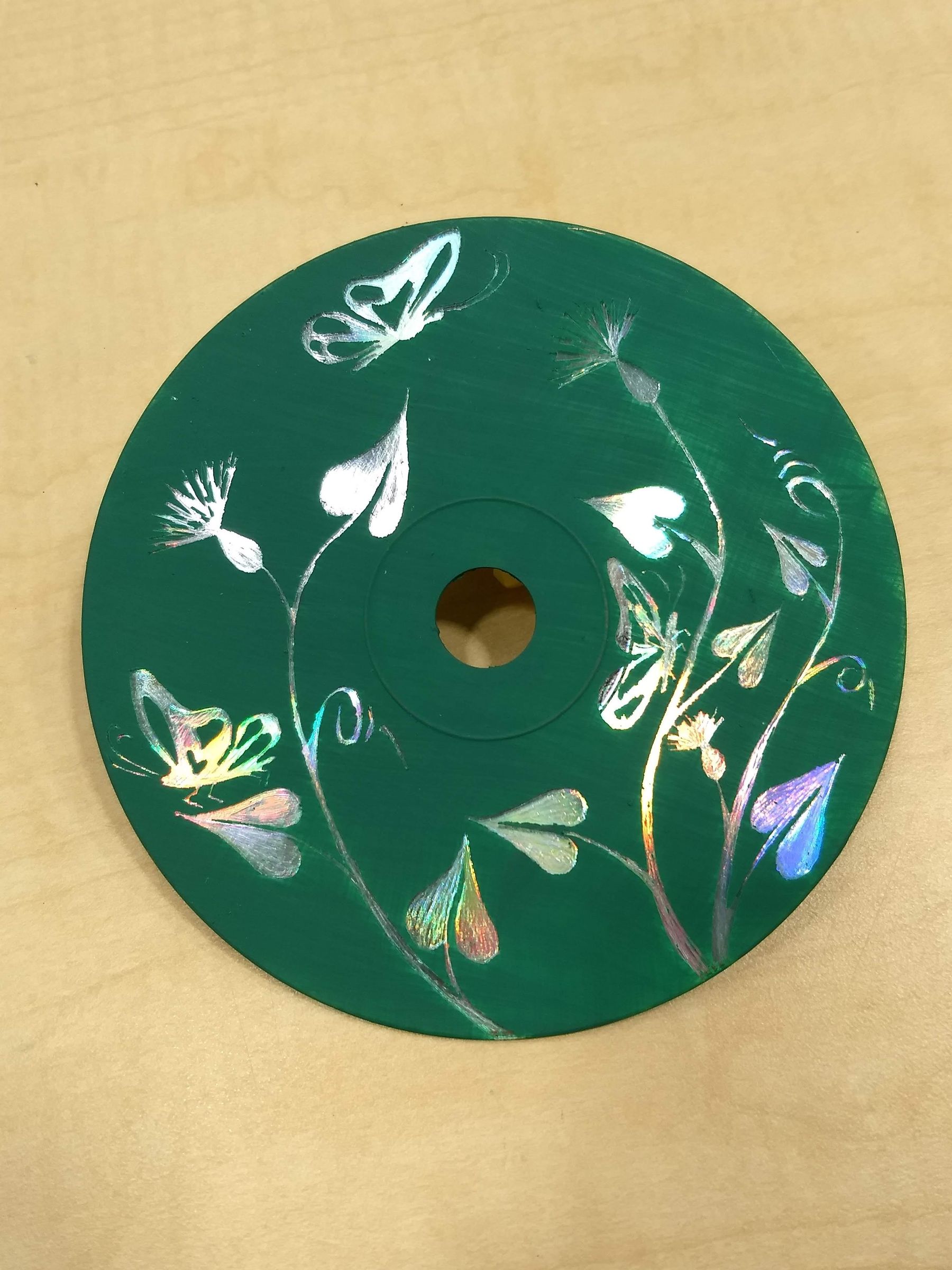 Simple CD Scratch Art 3 Steps Instructables