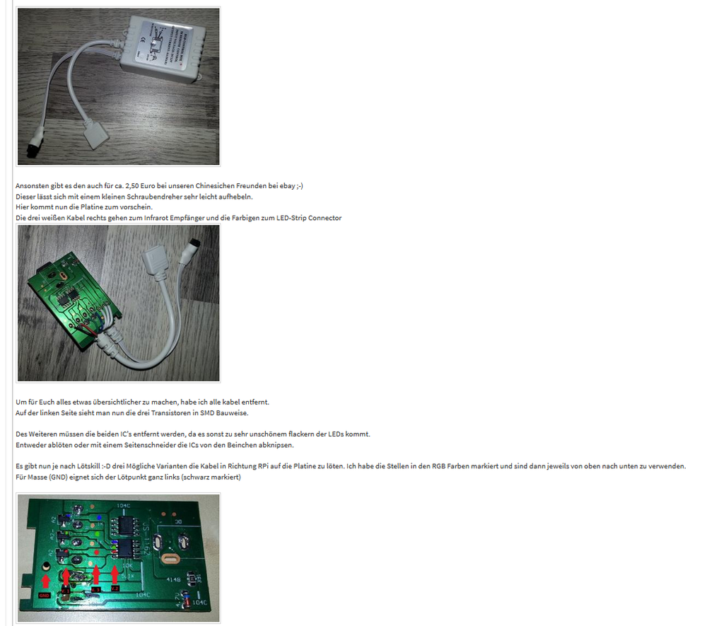 Ambilight Without Arduino for Non Addressable RGB Leds : 3 Steps ...