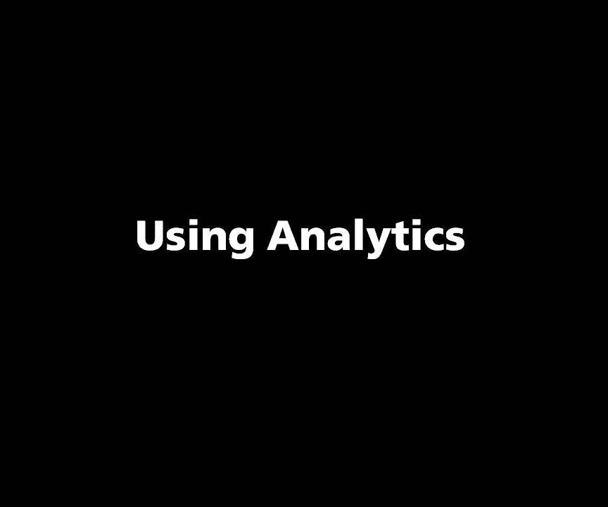 Using BlueSwarf Analytics