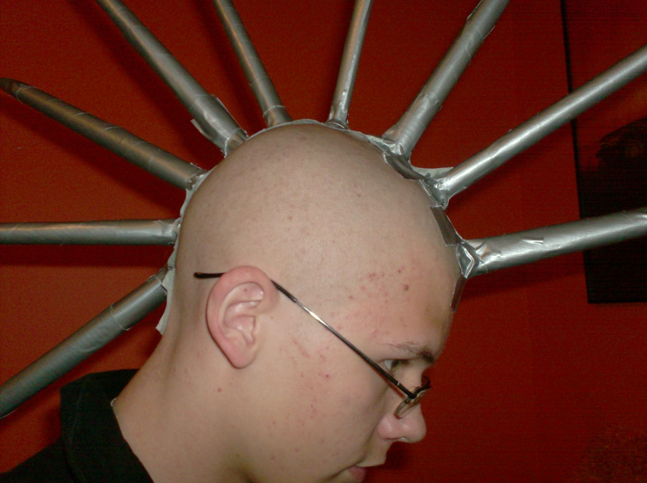Duck Tape Mohawk!! (Liberty Spike Type)