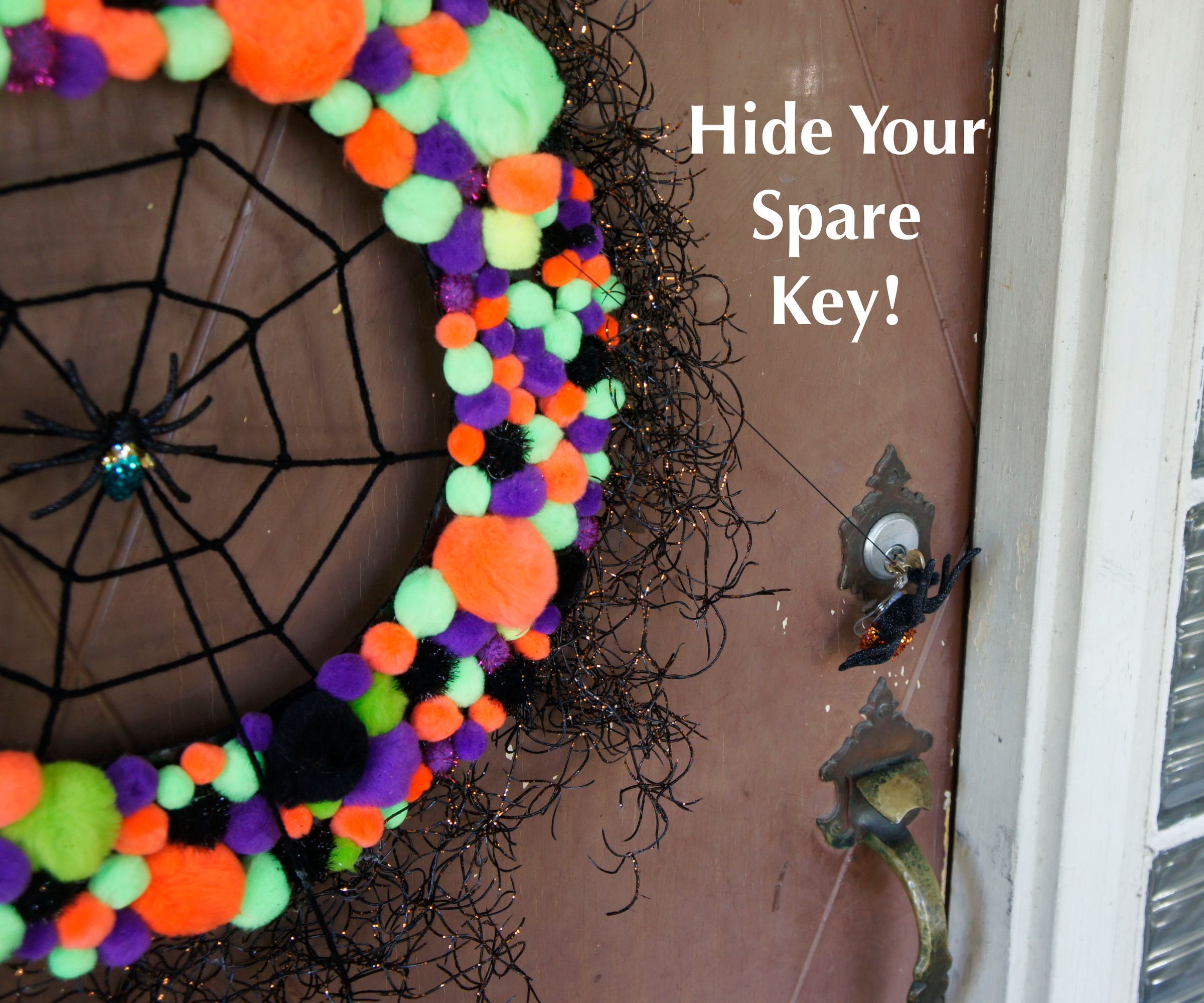 Spare Key Spider Web