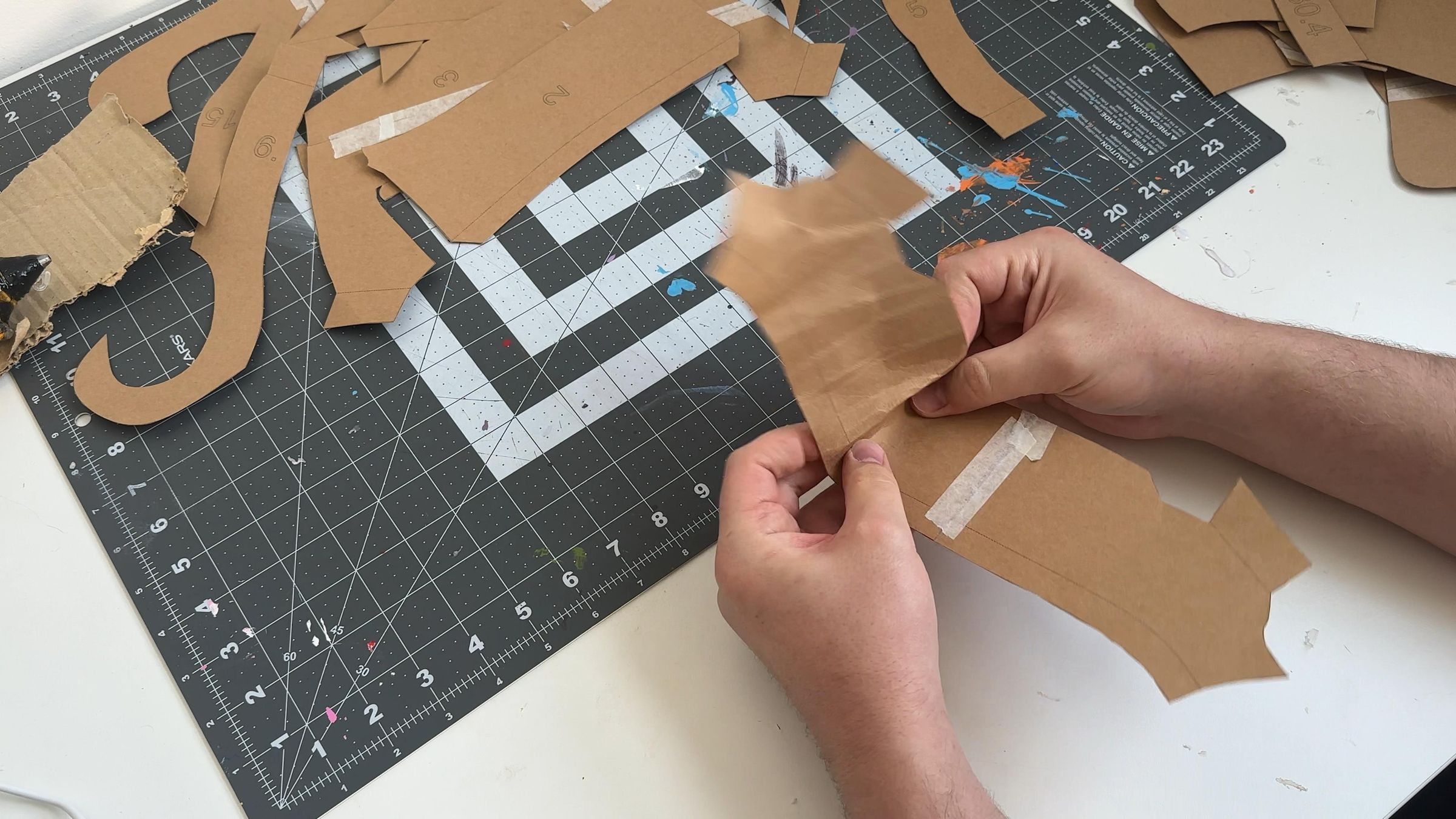 How to Squeeze Cardboard