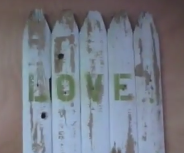 Reclaimed Cedar Sign