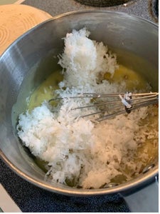 Once Thickened, Add Coconut and Pecans