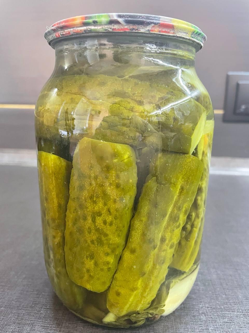 Vinegar-Blanched Pickles