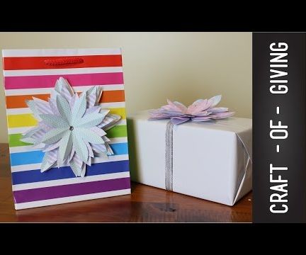 DIY Paper Flower Gift Accessories | Craft of Giving