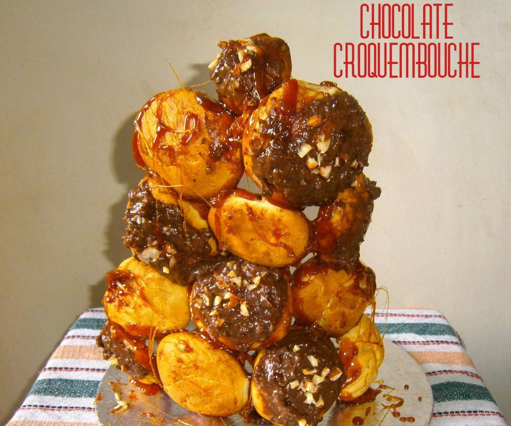 Chocolate Croquembouche