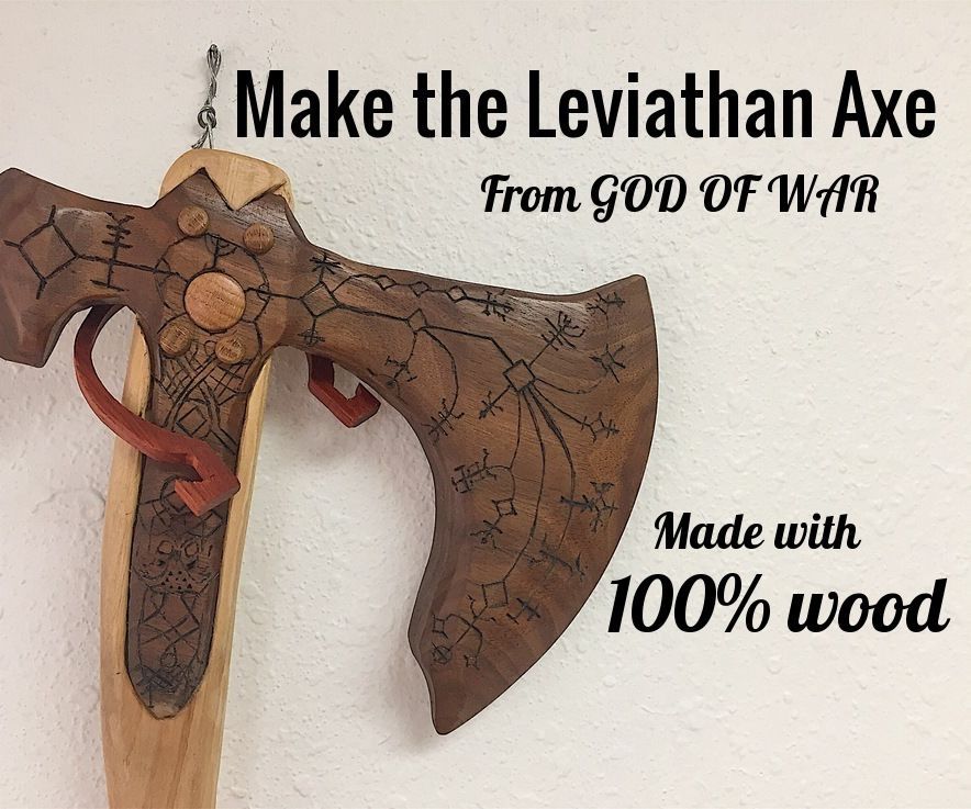 Make the Leviathan Axe From God of War Out of 100% Wood