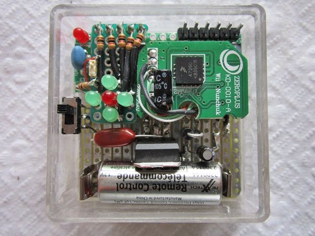 Wii Nunchuck Arduino Spirit Level : 7 Steps (with Pictures