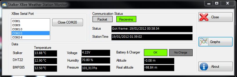 Wireless Outdoor Arduino Weather Station With PC Logging and Graphs