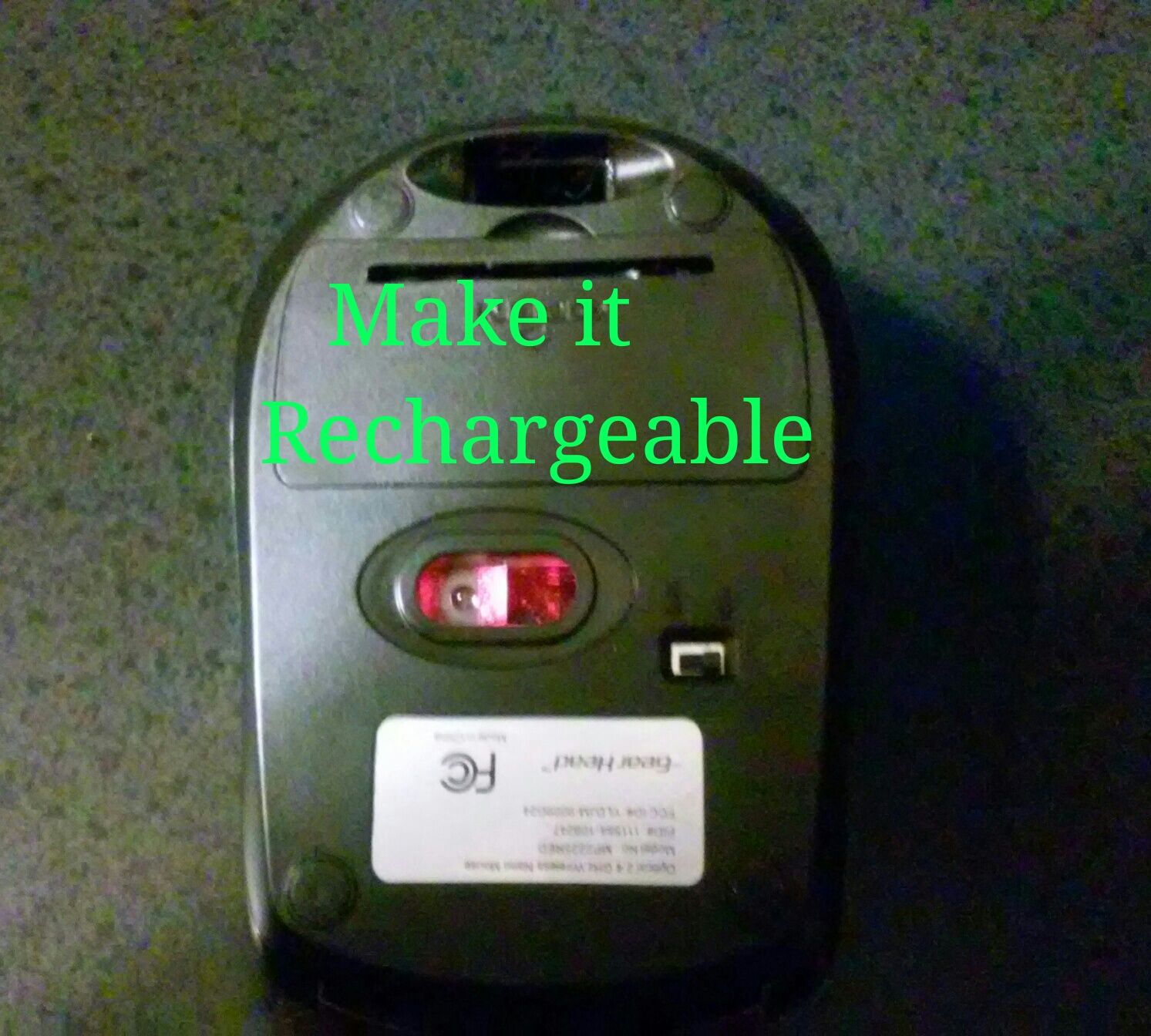 Make Any Wireless Mouse Rechargeable