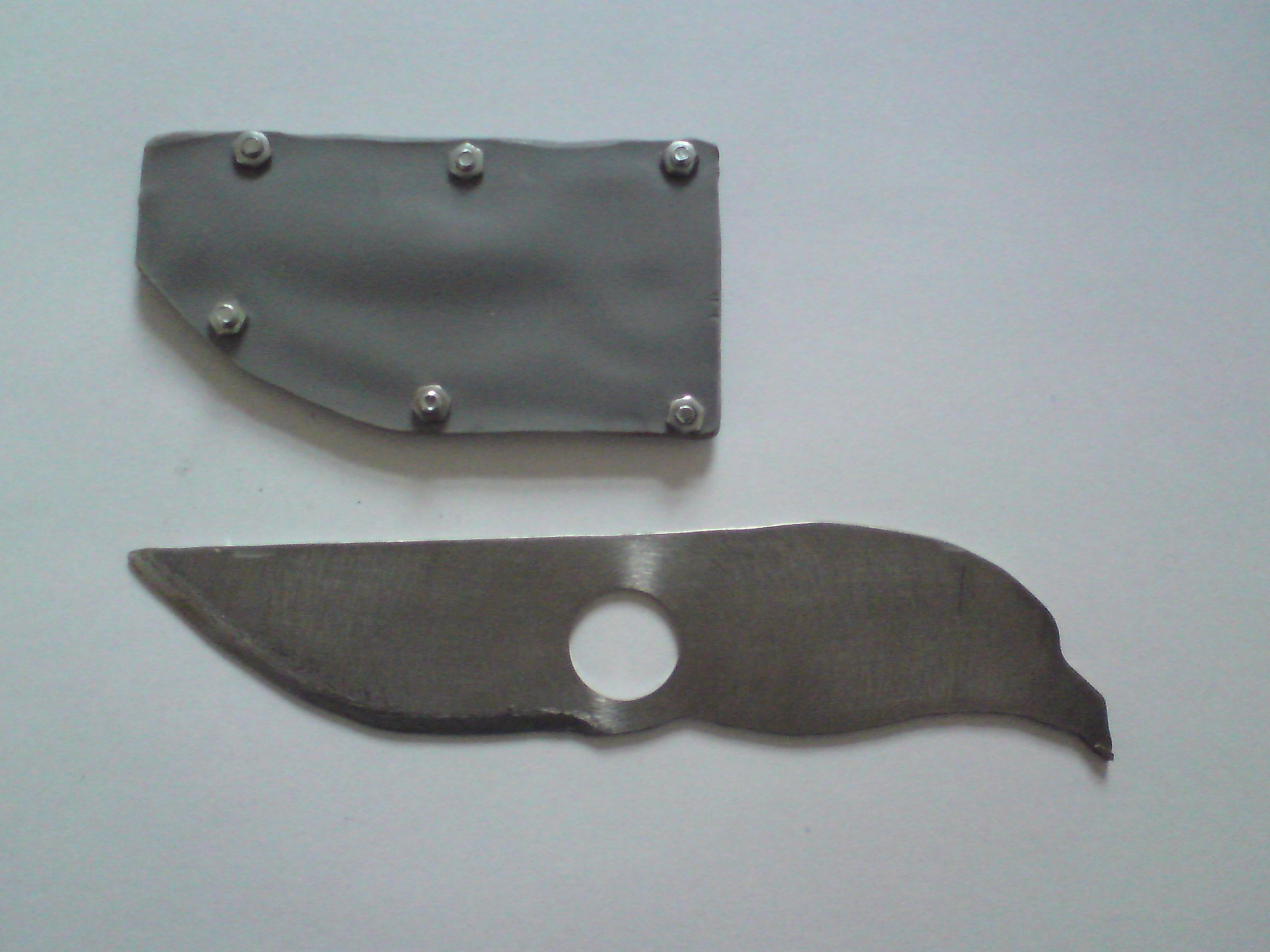 Make a Simple Knife With Pvc Sheath