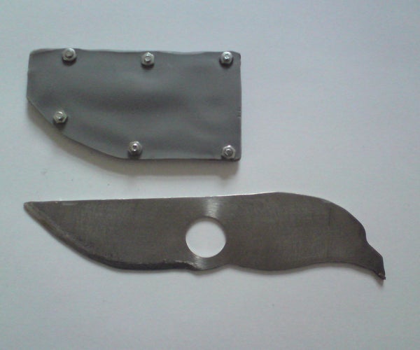 Make a Simple Knife With Pvc Sheath