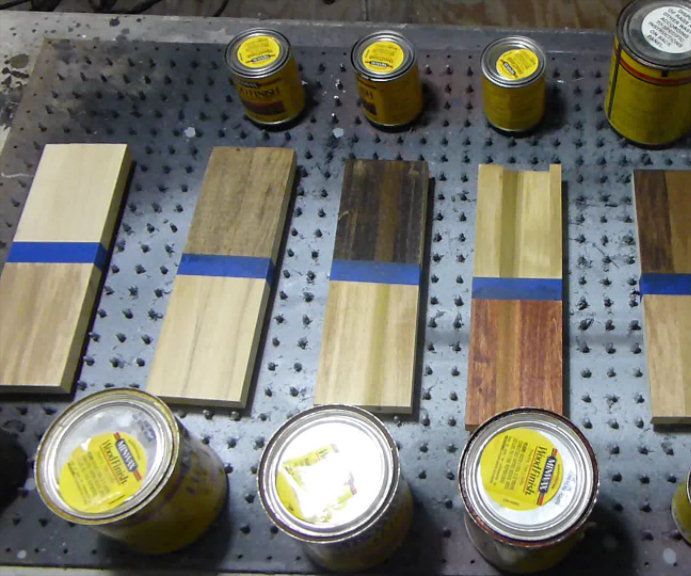 The Effects of Different Stains on Poplar Wood