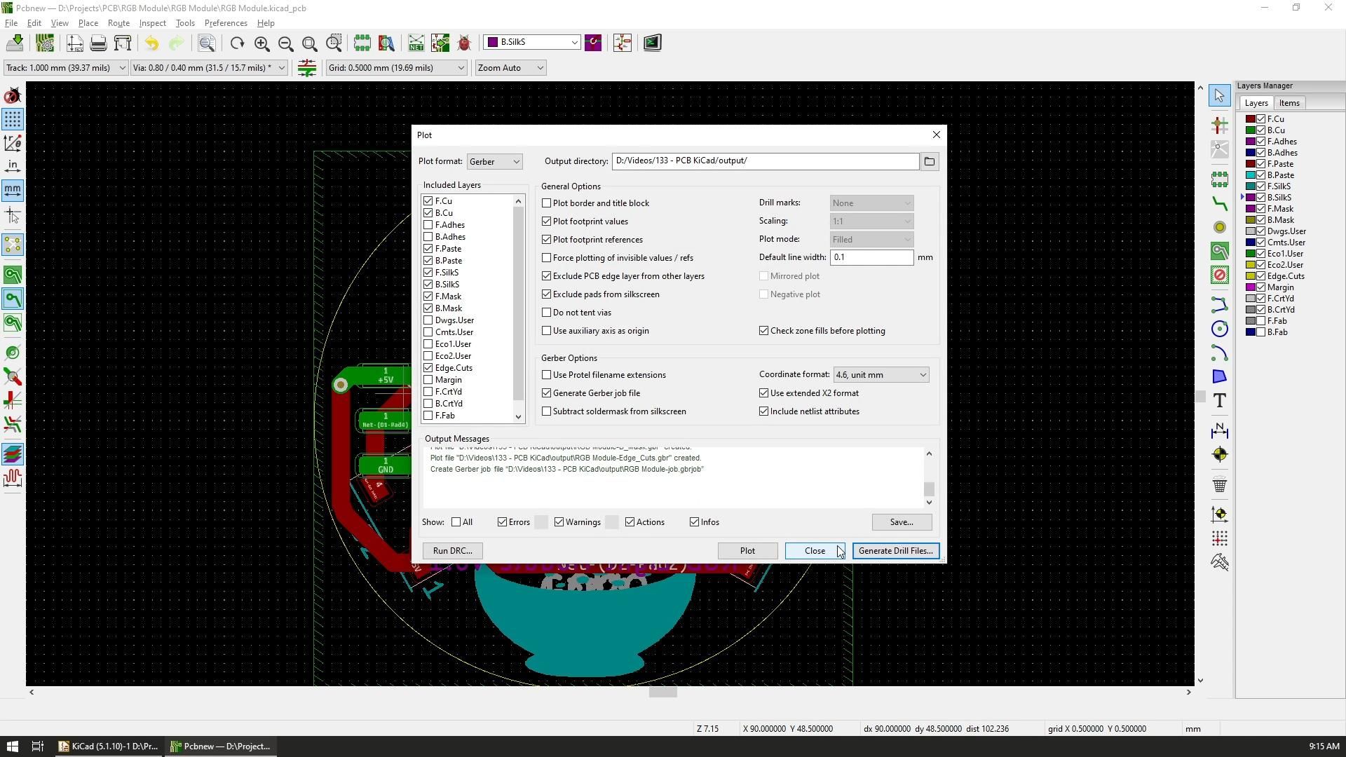Design a PCB for the Very First Time in KiCad : 9 Steps (with Pictures ...