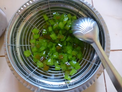 Drain and Dry the Cubes