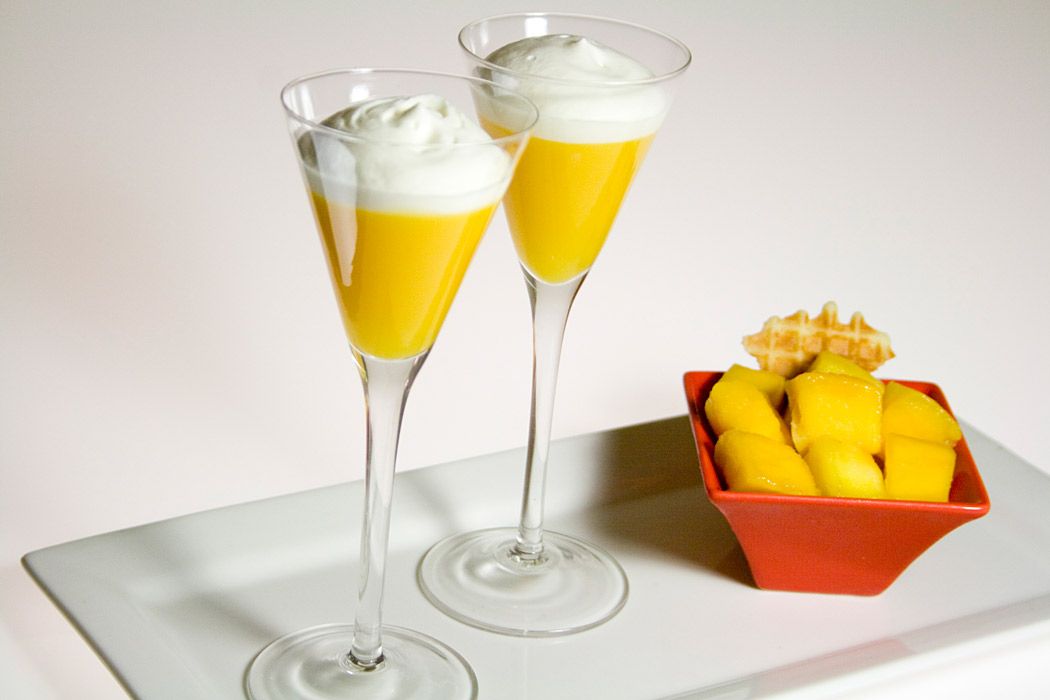 Molecular Gastronomy - Mango Verrines by MOLECULE-R