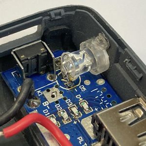 Modification 1: Replace the White LED With a UV, Blacklight LED (part 2)