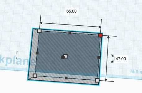 Create a Cut Out With These Dimensions, Align to Rear, and Group