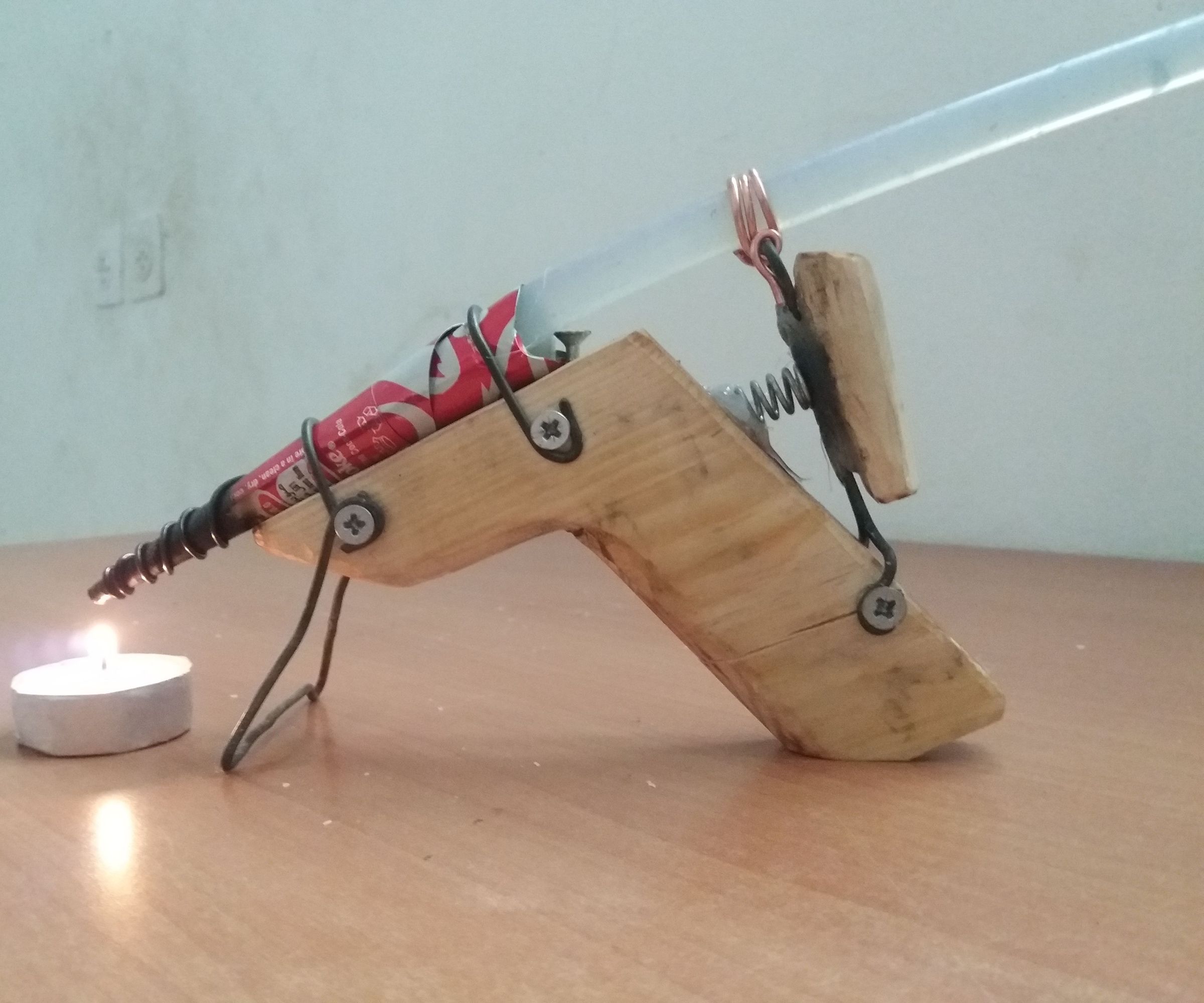 Hot Glue Gun Works With Candle 