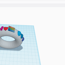 I Love Tinkercad Ring Using Tinkercad