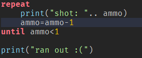 Repeat Loops