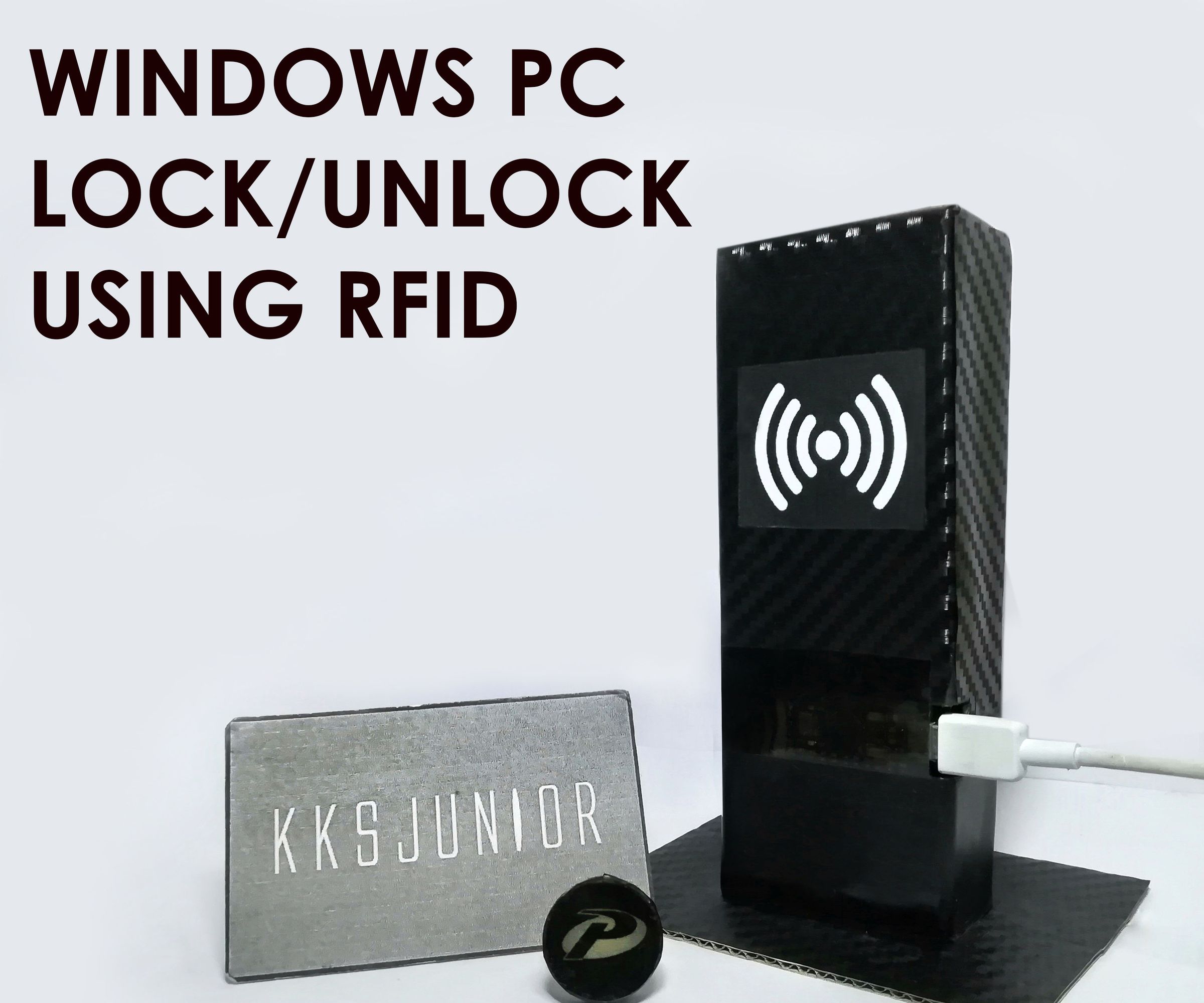 Windows PC Lock/Unlock Using RFID.
