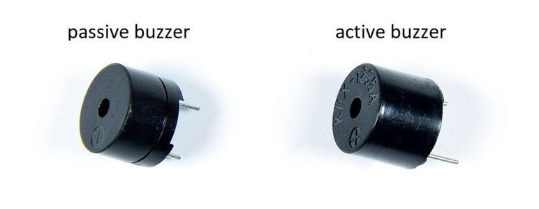 Active and Passive Buzzers: