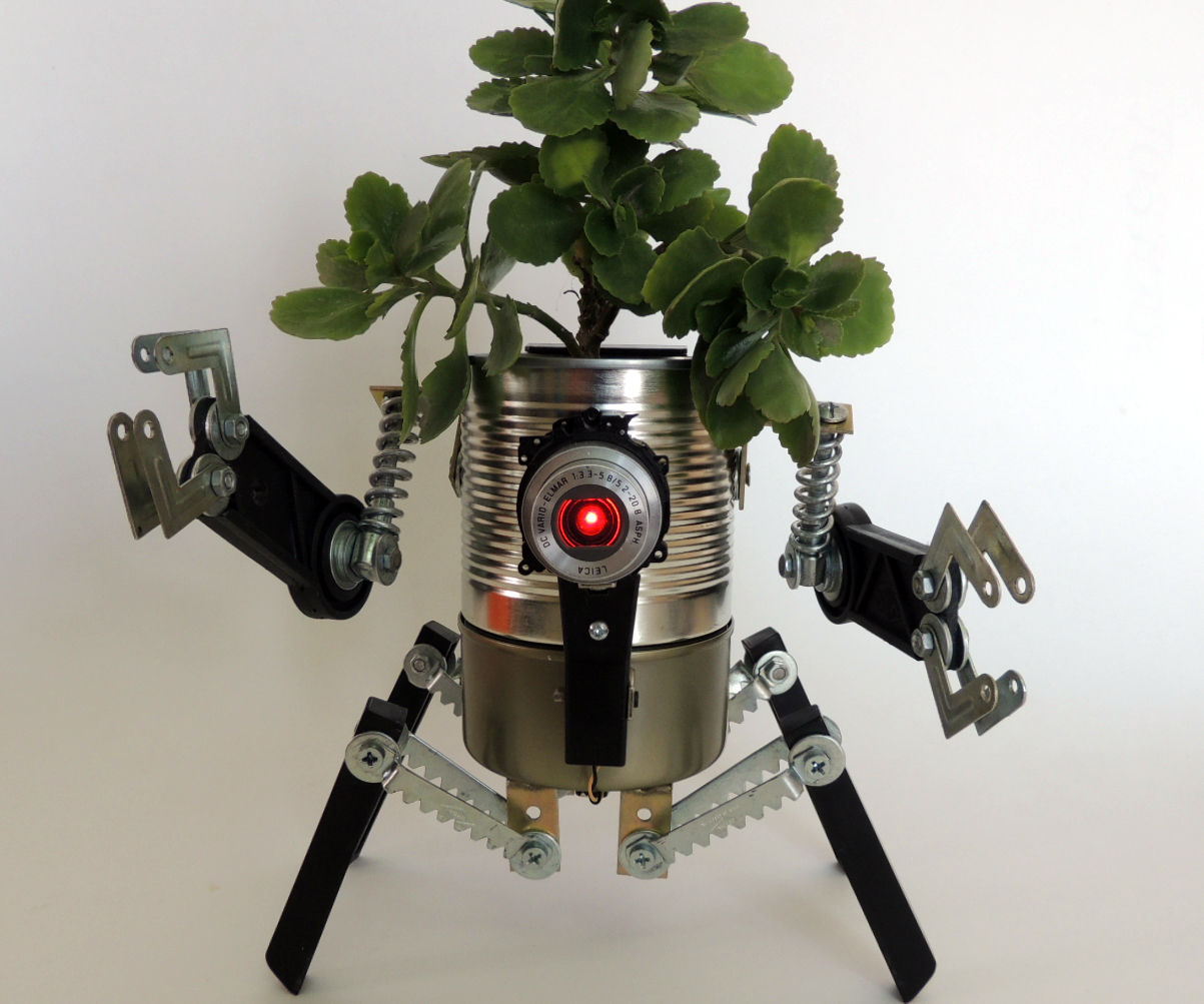Ultimate Robo-Planter (with Light and Detachable Anti-spill Module)