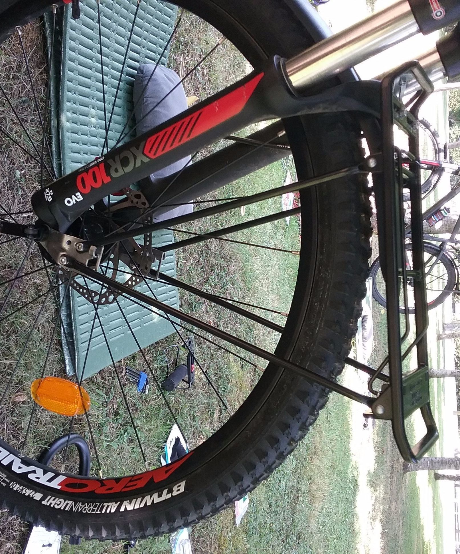 Front Carrier Rack for Bicycle With Suspension Fork and Disk Brakes ...