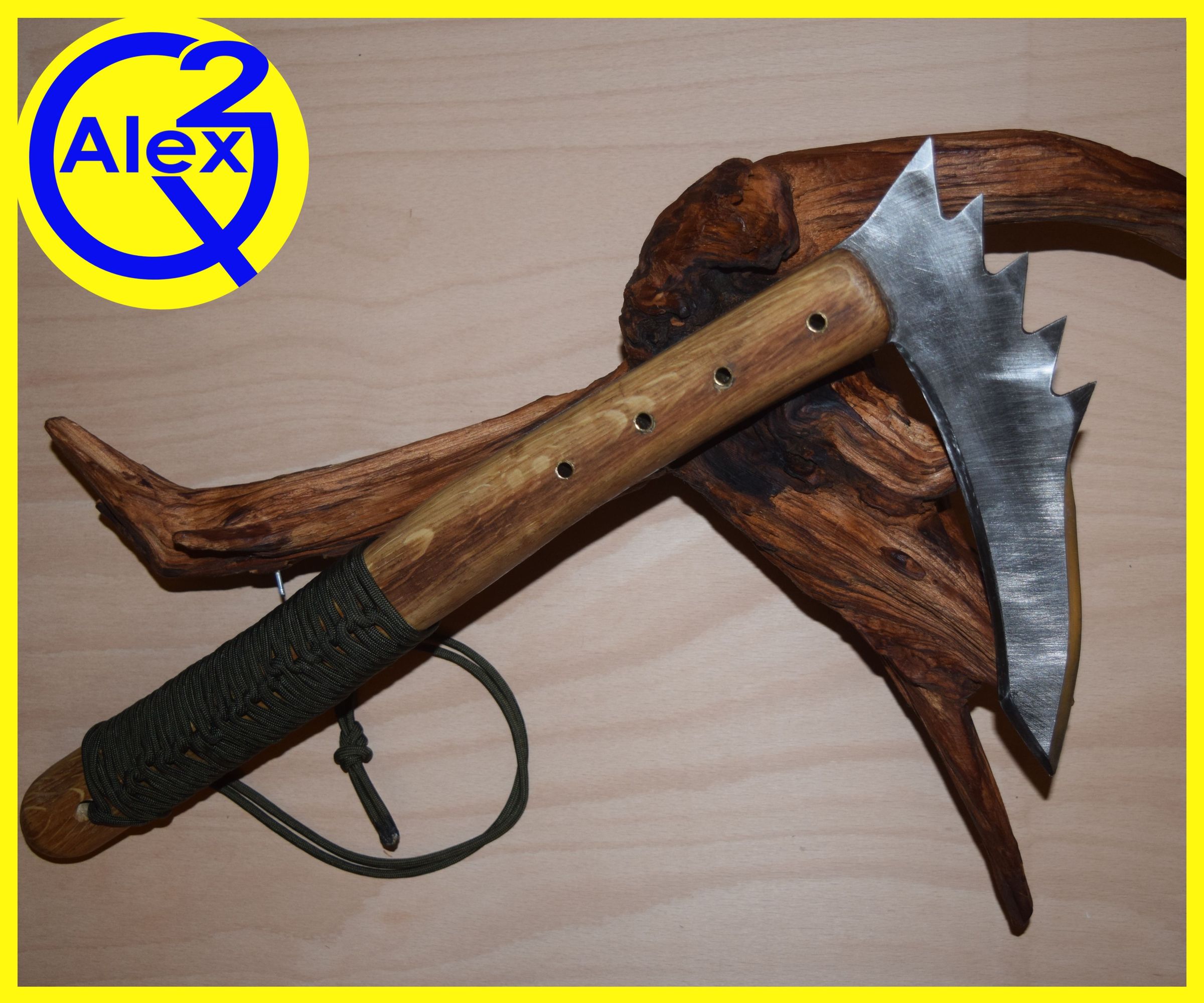 Kama Made From an Old Saw Blade With Basic Tools