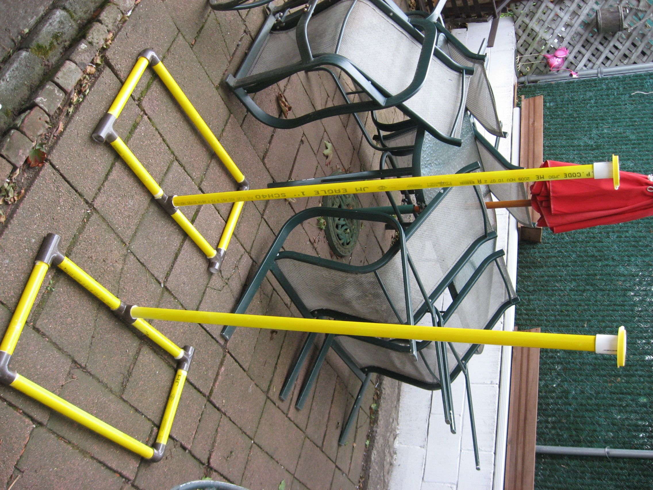 Making Portable Polish Horseshoe Game