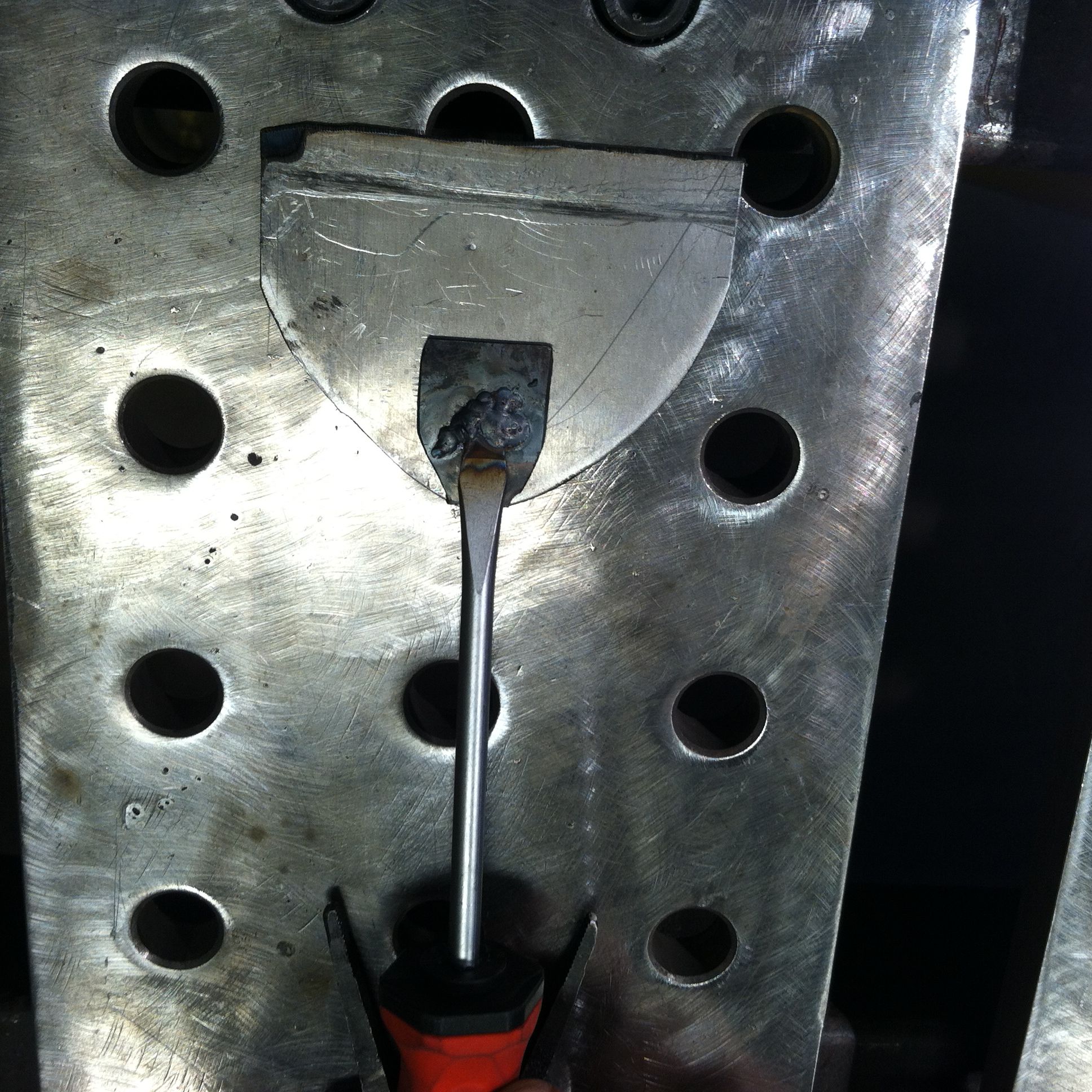 Making a long handled Putty Knife TECH SHOP Detroit