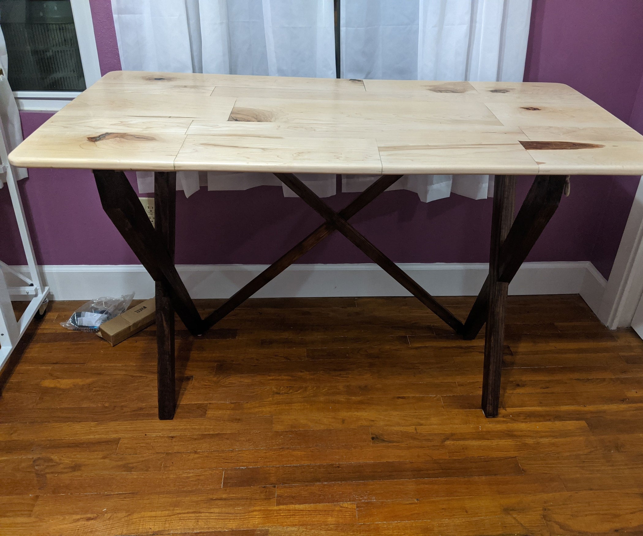 Folding Craft Table 5 Steps Instructables