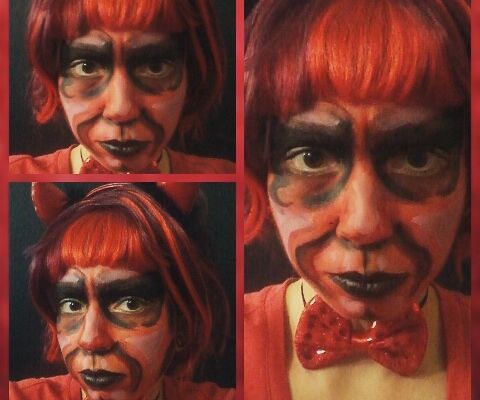 Red Devil Face Paint