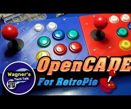 OpenCADE Modular Retro ARCADE Console (3D Printed)