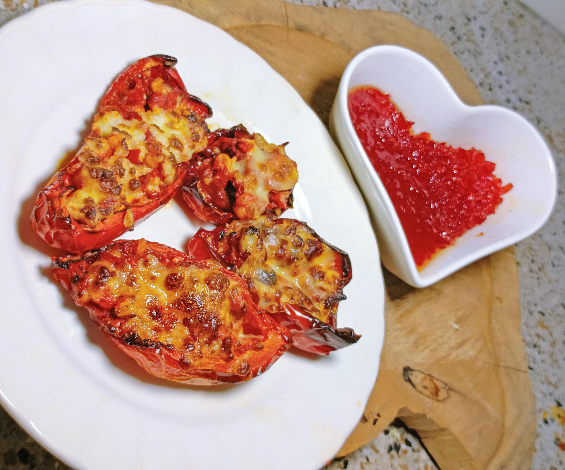 Stuffed Mini Peppers in Air Fryer