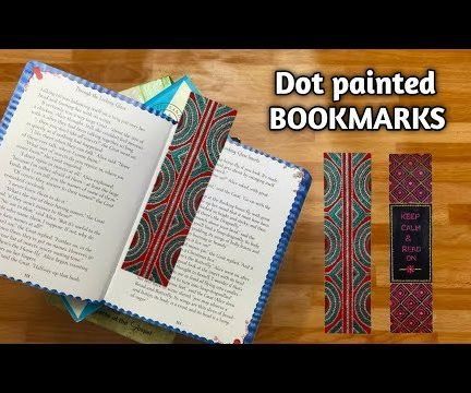 Dot Painted Bookmarks-2