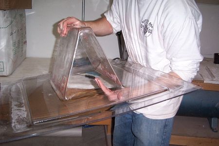 Step 11:  Make Final Cuts for Plastic Tray