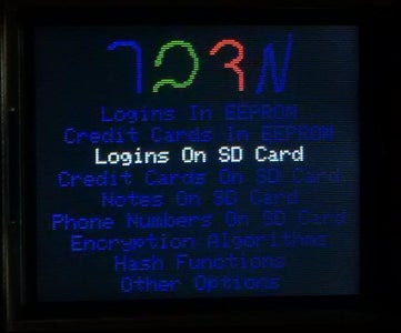 Type Login From SD Card