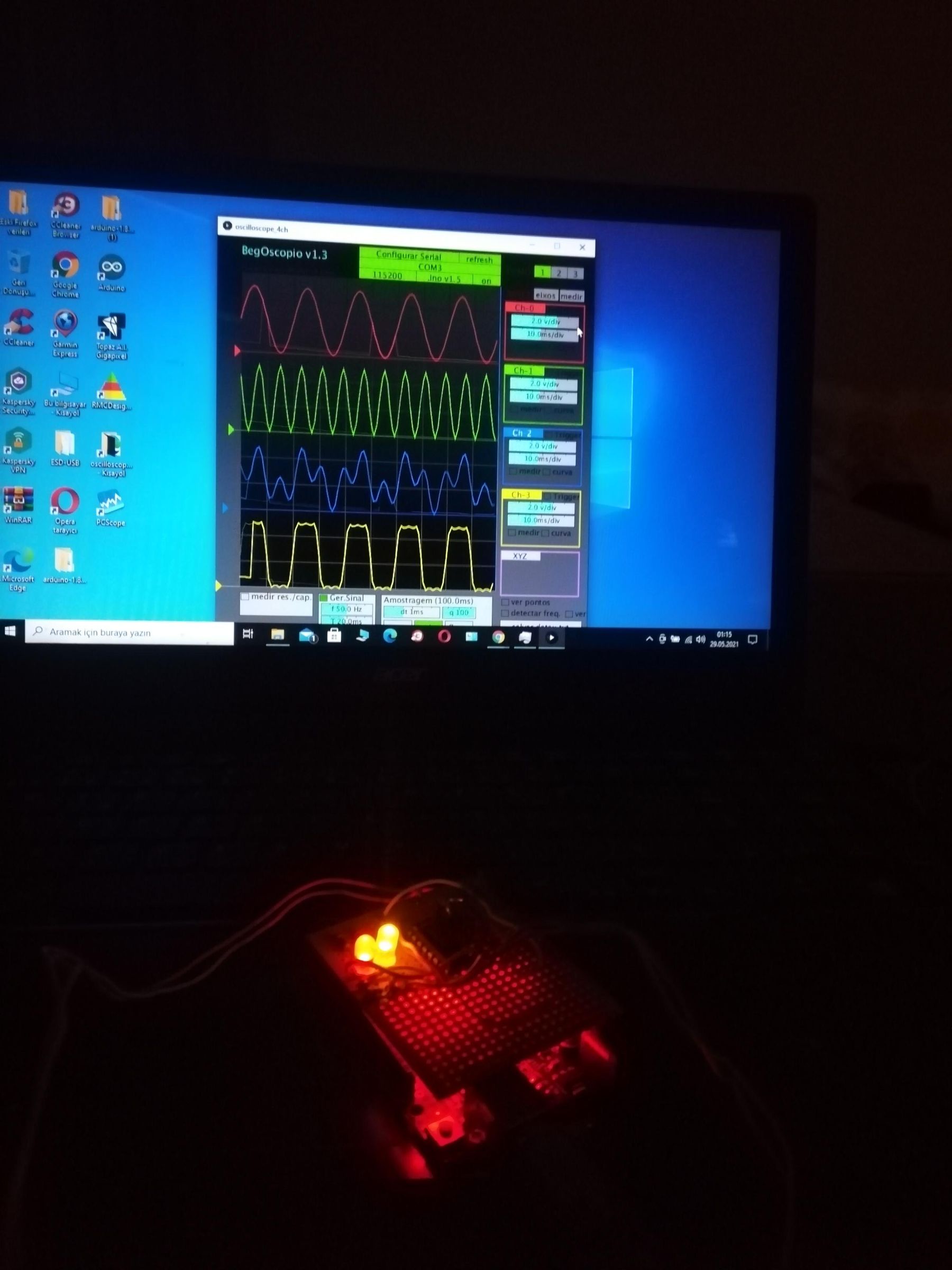 Oscilloscope Arduino-Processing : 14 Steps - Instructables