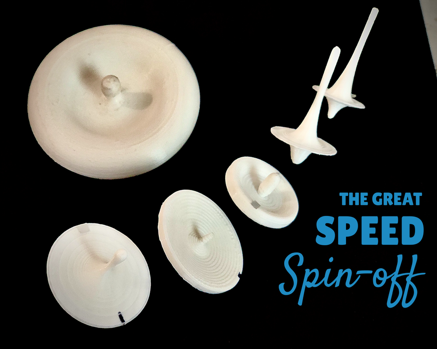 King Designing a FAST 3D Printed Spinning Top - 4742+ RPM : 12 Steps