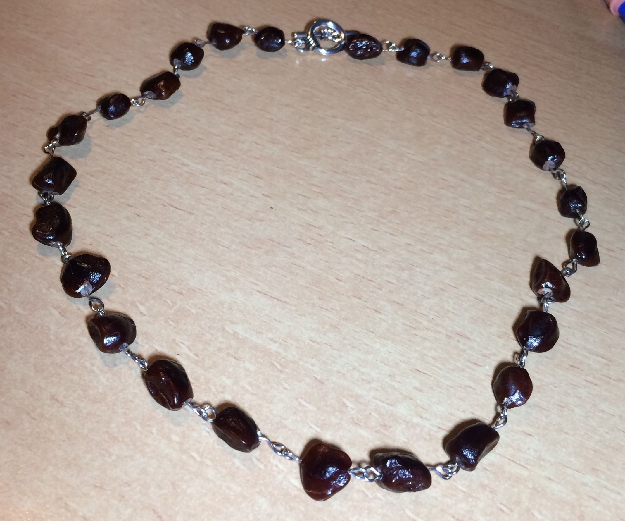 Unique Tamarind Beaded Necklace