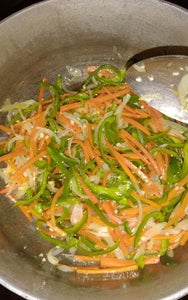 Sauté the Vegetables for the Stuffing